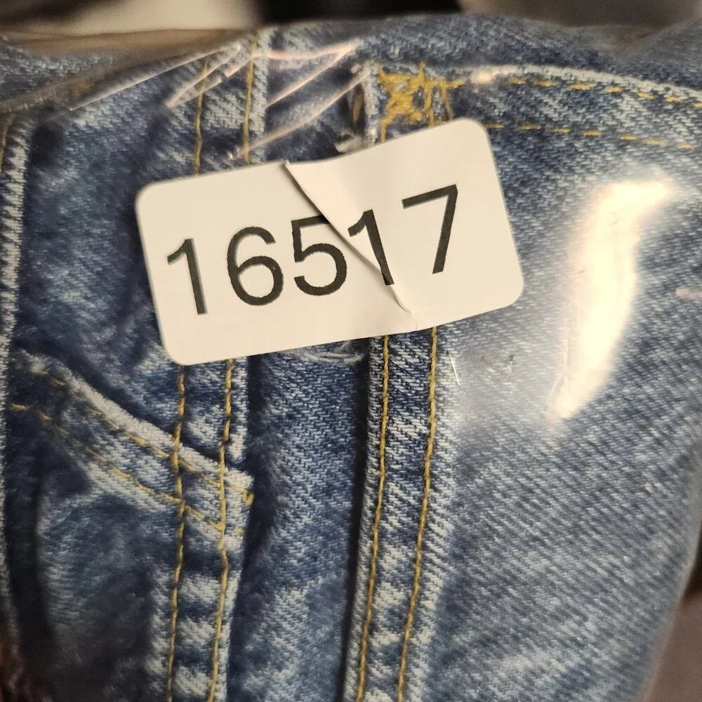 Vintage High Waist Mom Jeans Women's 24x30 (8M) Curvy Straight Tapered Stonewash